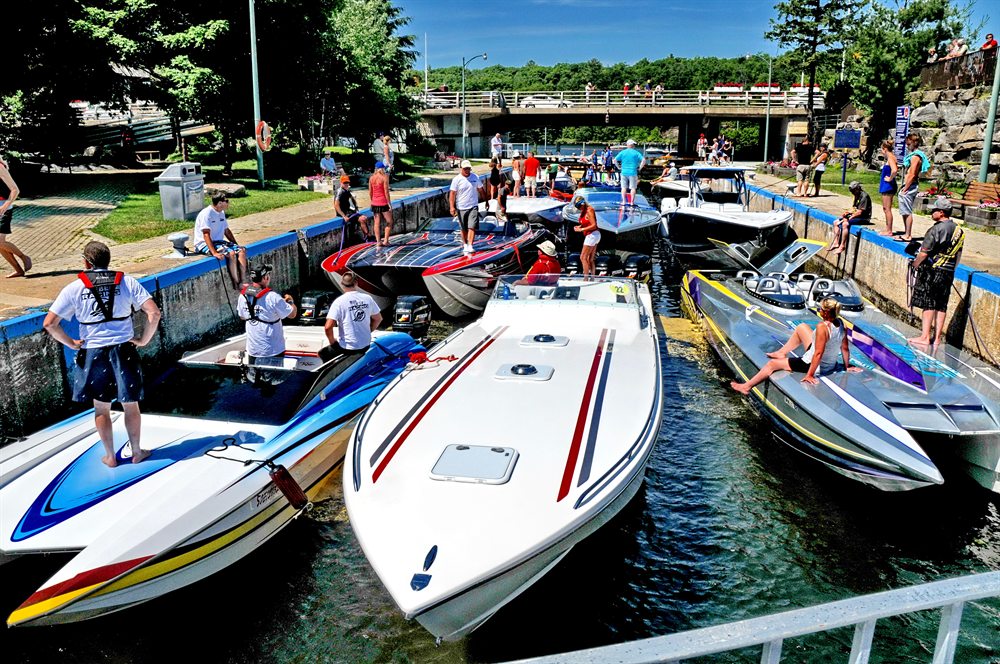 Close-quarters docking lesson aboard a powerboat during one-on-one instruction.